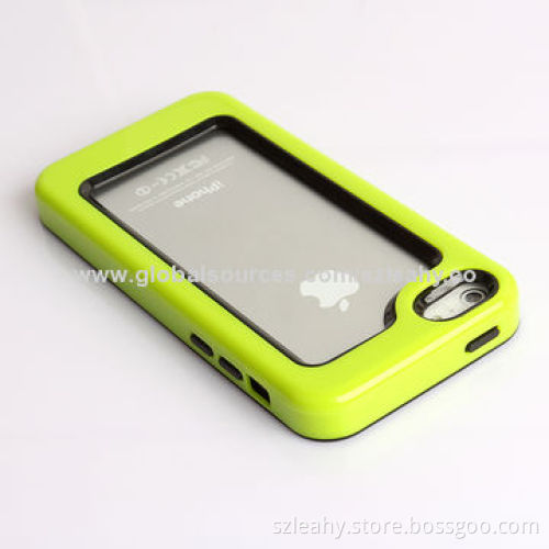 TPU and PC mixed bumper for iPhone 5C